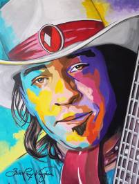 Stevie Ray Vaughan 60cm x 80cm | Not Available