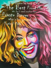 Tina Turner 60cm x 80cm | Not Available.